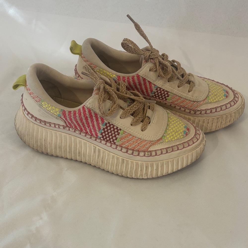 Dolce Vita Multicolor Woven Athletic Shoes